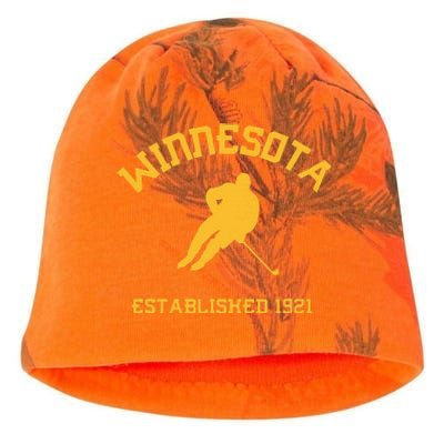 Winnesota College Hockey Fan Kati - Camo Knit Beanie