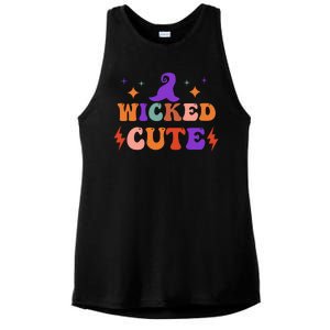 Wicked Cute Halloween Witch Ladies PosiCharge Tri-Blend Wicking Tank