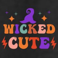 Wicked Cute Halloween Witch 7 Panel Mesh Trucker Snapback Hat