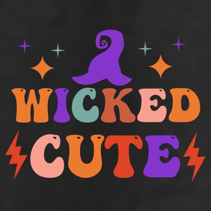 Wicked Cute Halloween Witch 7 Panel Mesh Trucker Snapback Hat