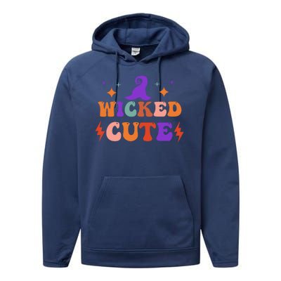 Wicked Cute Halloween Witch Performance Fleece Hoodie