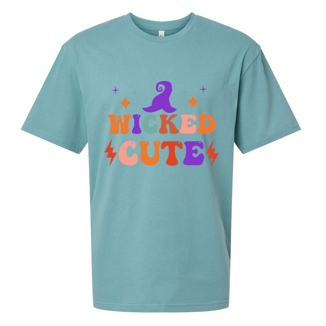 Wicked Cute Halloween Witch Sueded Cloud Jersey T-Shirt