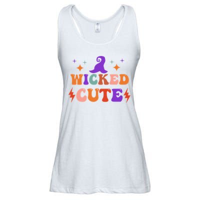 Wicked Cute Halloween Witch Ladies Essential Flowy Tank