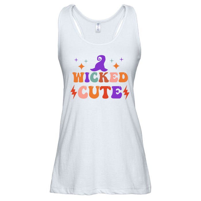 Wicked Cute Halloween Witch Ladies Essential Flowy Tank