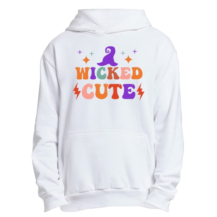 Wicked Cute Halloween Witch Urban Pullover Hoodie