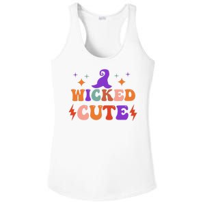 Wicked Cute Halloween Witch Ladies PosiCharge Competitor Racerback Tank