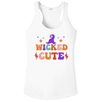 Wicked Cute Halloween Witch Ladies PosiCharge Competitor Racerback Tank