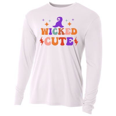 Wicked Cute Halloween Witch Cooling Performance Long Sleeve Crew