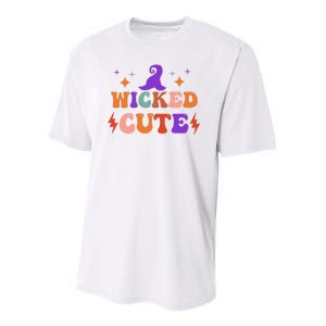 Wicked Cute Halloween Witch Youth Performance Sprint T-Shirt