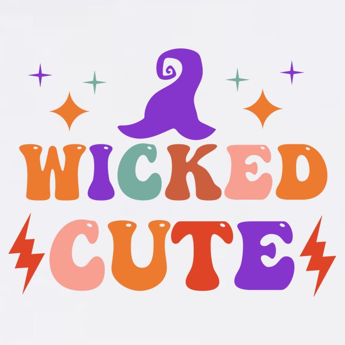 Wicked Cute Halloween Witch Poster