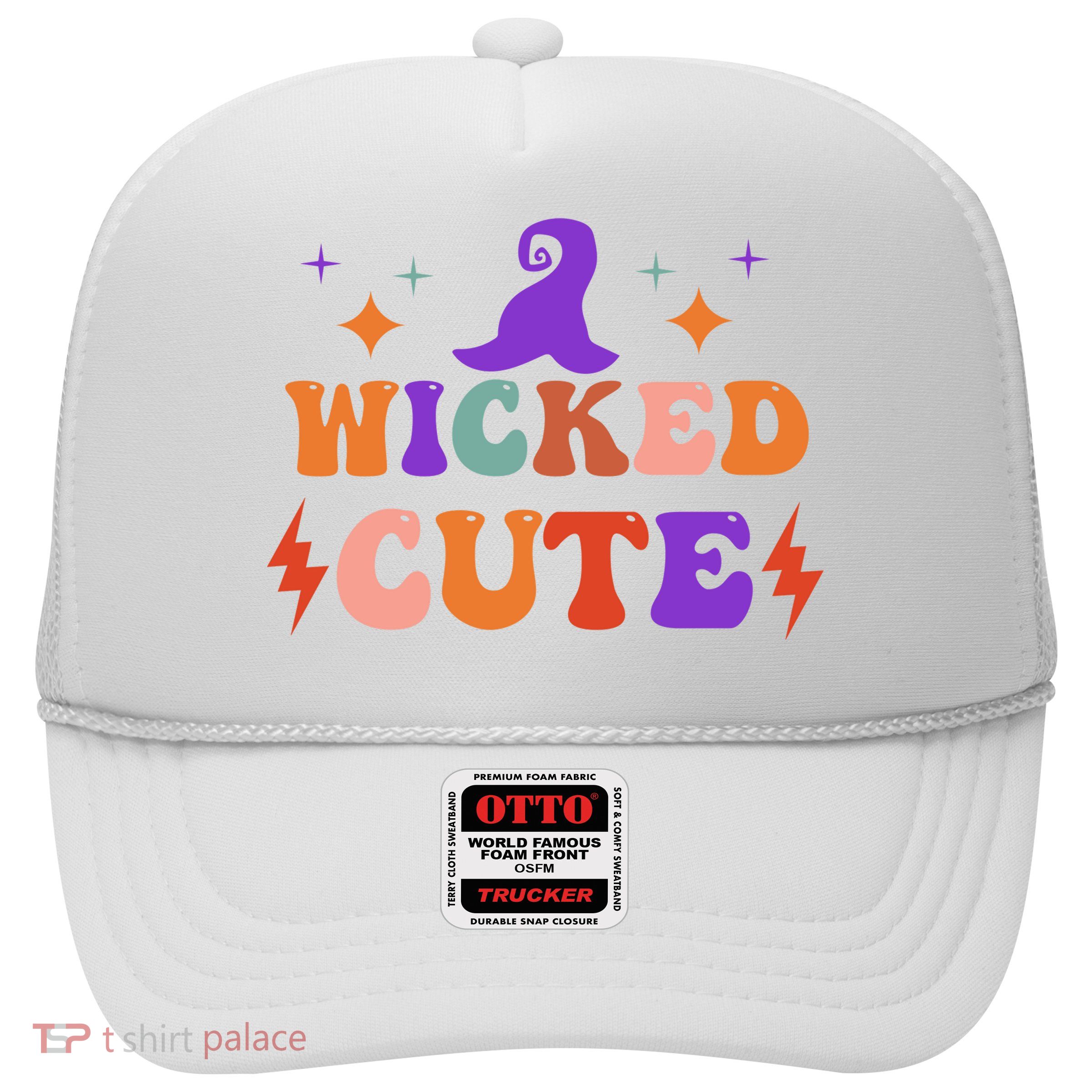 Wicked Cute Halloween Witch Trucker Hat