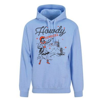 Western Cowgirl Howdy Western Nashville Unisex Surf Hoodie