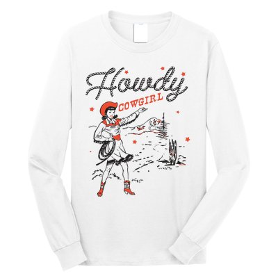 Western Cowgirl Howdy Western Nashville Long Sleeve Shirt