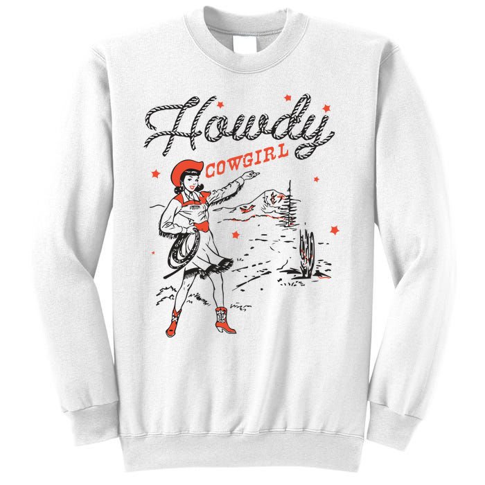 Western Cowgirl Howdy Western Nashville Sweatshirt