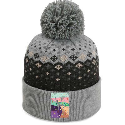 Wall Climbing Indoor Rock Climbers Action Sports Alpinism Gift The Baniff Cuffed Pom Beanie