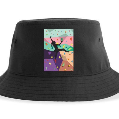 Wall Climbing Indoor Rock Climbers Action Sports Alpinism Gift Sustainable Bucket Hat