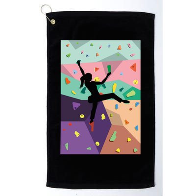 Wall Climbing Indoor Rock Climbers Action Sports Alpinism Gift Golf Towel