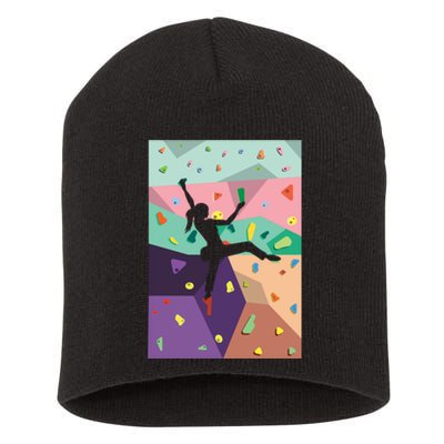 Wall Climbing Indoor Rock Climbers Action Sports Alpinism Gift Short Acrylic Beanie