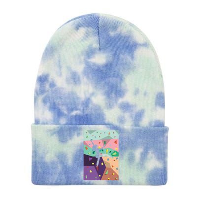 Wall Climbing Indoor Rock Climbers Action Sports Alpinism Gift Tie Dye 12in Knit Beanie