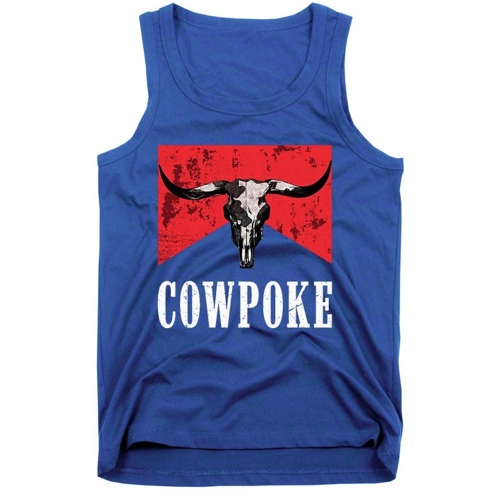 Western Cowpoke IM Just A Cowpoke In The Big Rodeo Retro Tank Top