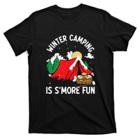 Winter Camping Is SMore Fun Smore Lover Campfire Vibes Camp T-Shirt