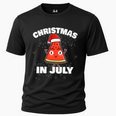 Watermelon Christmas In July Christmas Tree Summer Christmas Performance Shirt