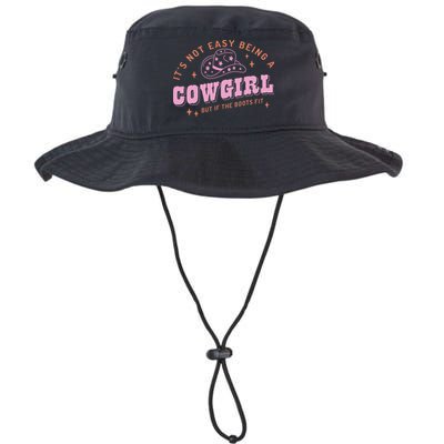 Western Country It's Not Easy Being A Cow Floral Hat Bucket Hat