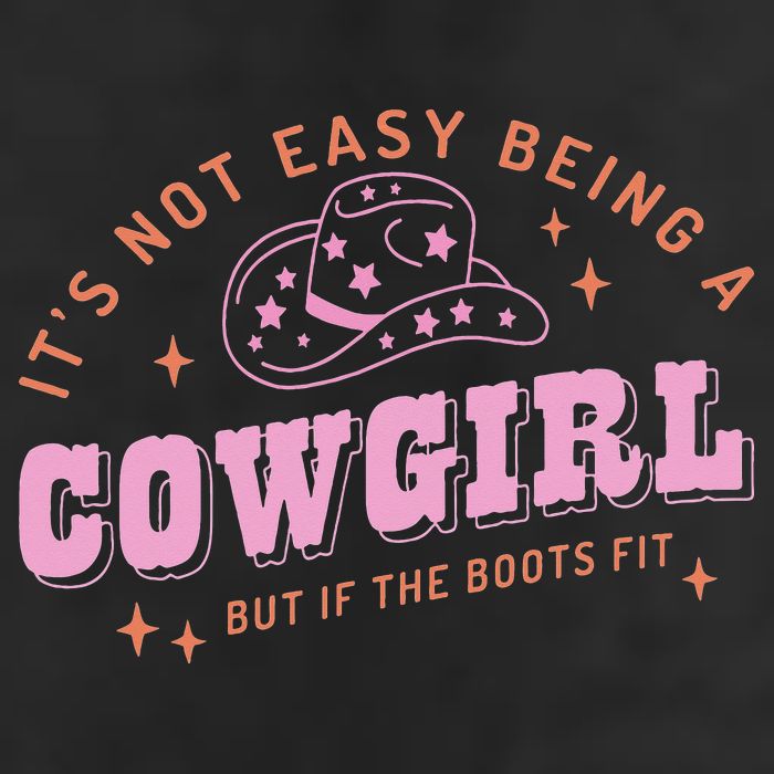 Western Country It's Not Easy Being A Cow Floral Hat 11oz C Handle Ceramic Mug