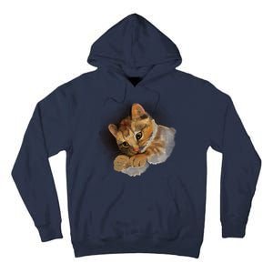 Watercolor Cat Illustration Tall Hoodie