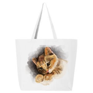 Watercolor Cat Illustration 25L Jumbo Tote