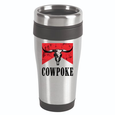 Western Cowpoke IM Just A Cowpoke In The Big Rodeo 16oz Travel Tumbler