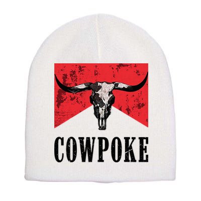 Western Cowpoke IM Just A Cowpoke In The Big Rodeo Short Acrylic Beanie