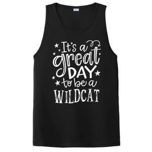 Wild Cat Its Great Day To Be A Wild Cat School Animal Lover PosiCharge Competitor Tank