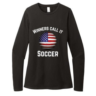 Winners Call It Soccer American Football It's Called Soccer Cute Gift Womens CVC Long Sleeve Shirt