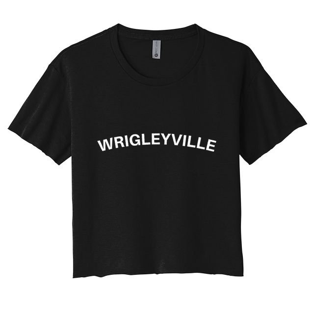 Wrigleyville Chicago Il Fans Crop Top