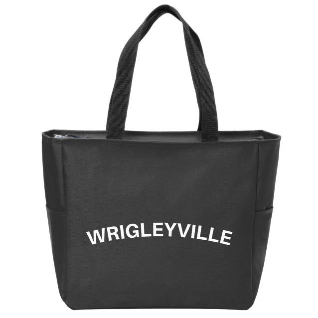 Wrigleyville Chicago Il Fans Zip Tote Bag