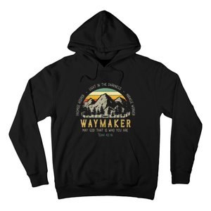 Waymaker Christian Isaiah 42:16 Bible Verse Hoodie