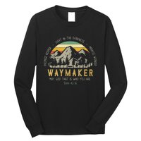 Waymaker Christian Isaiah 42:16 Bible Verse Long Sleeve Shirt