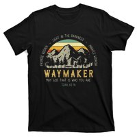 Waymaker Christian Isaiah 42:16 Bible Verse T-Shirt