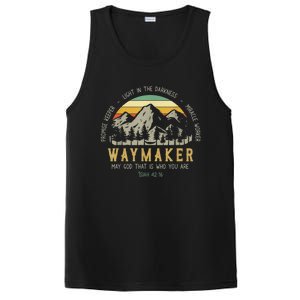 Waymaker Christian Isaiah 42:16 Bible Verse PosiCharge Competitor Tank