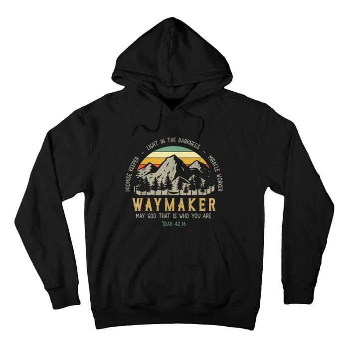 Waymaker Christian Isaiah 42:16 Bible Verse Tall Hoodie