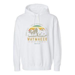 Waymaker Christian Isaiah 42:16 Bible Verse Garment-Dyed Fleece Hoodie