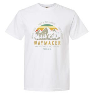 Waymaker Christian Isaiah 42:16 Bible Verse Garment-Dyed Heavyweight T-Shirt