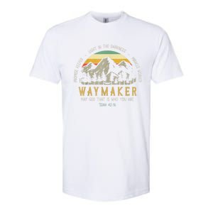 Waymaker Christian Isaiah 42:16 Bible Verse Softstyle CVC T-Shirt