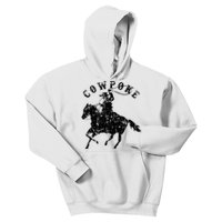 Western Cowpoke IM Just A Cowpoke In The Big Rodeo Retro Kids Hoodie