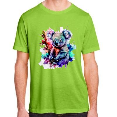 Water Color Koala Adult ChromaSoft Performance T-Shirt