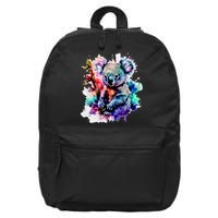 Water Color Koala 16 in Basic Backpack
