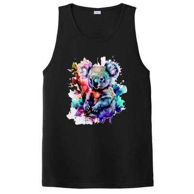 Water Color Koala PosiCharge Competitor Tank