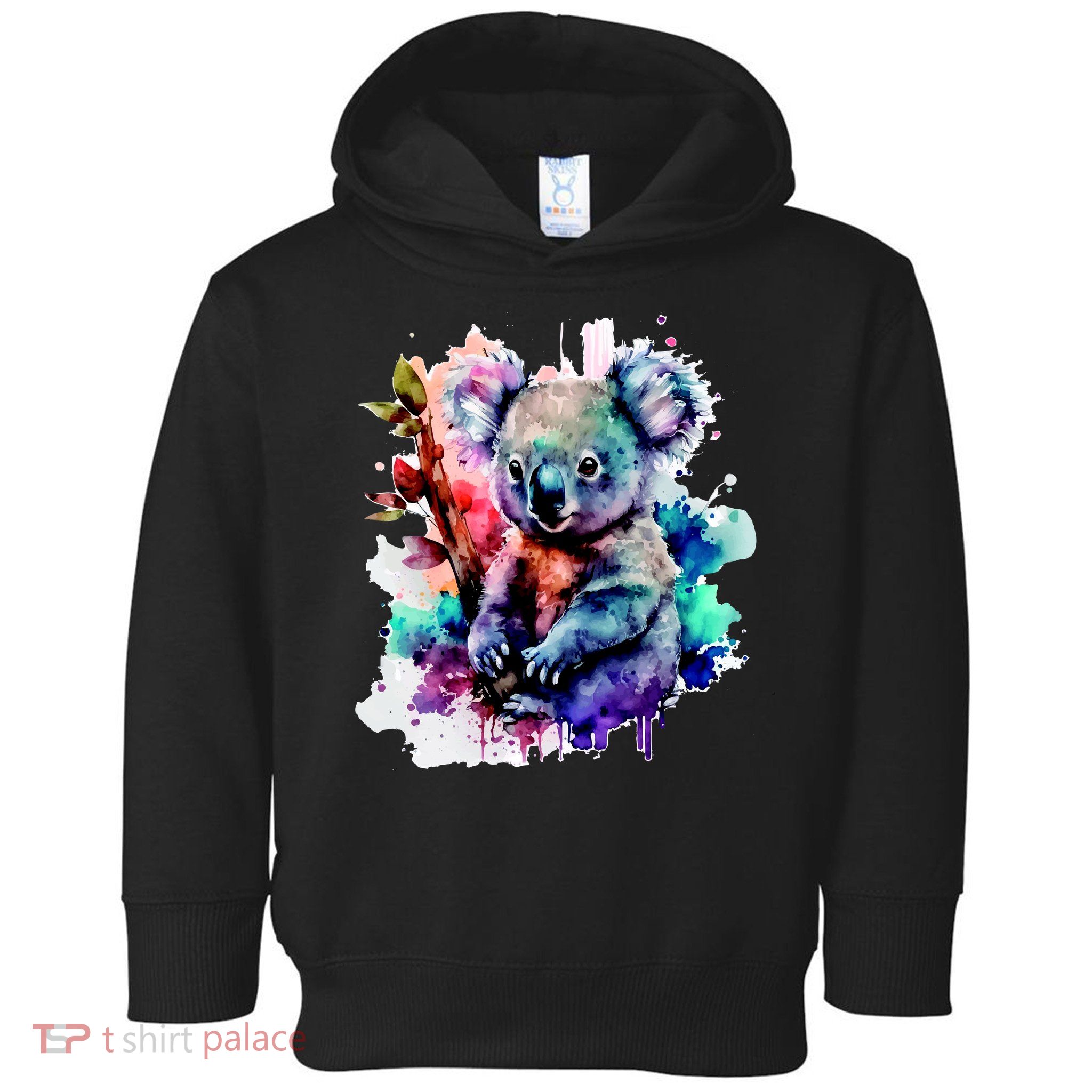 Water Color Koala Toddler Hoodie