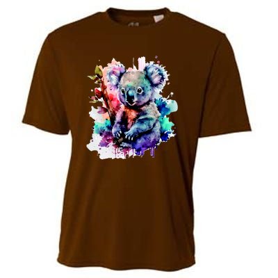 Water Color Koala Cooling Performance Crew T-Shirt